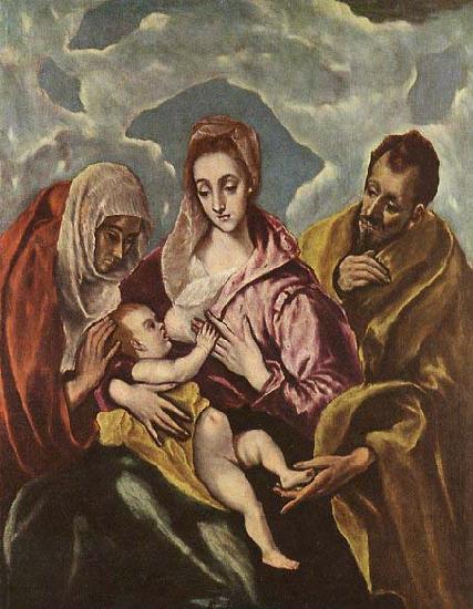 GRECO, El Holy Family with